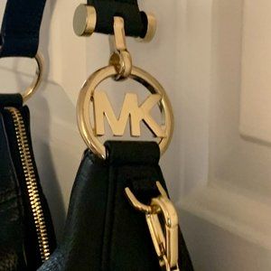 Michael Kors Leather Slouchy Hobo Shoulder Bag